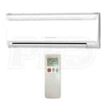 Mitsubishi - 18k BTU Cooling + Heating - M-Series Wall Mounted Air Conditioning System - 19.2 SEER