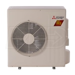 Mitsubishi - 15k BTU Cooling + Heating - M-Series H2i Wall Mounted Air Conditioning System - 22.0 SEER