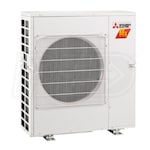 Mitsubishi Wall Mounted 2-Zone H2i System - 20,000 BTU Outdoor - 9k + 15k Indoor - 17.0 SEER