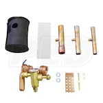 Goodman High Efficiency - 4 Ton Cooling - 120,000 BTU/Hr Heating - Heat Pump & Furnace Package - 15 SEER - 96% AFUE - Horizontal