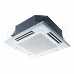 Mitsubishi - 15k BTU - M-Series Ceiling Cassette with Grille - For Multi or Single-Zone