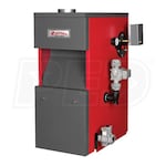Crown Boiler Cayman - 86K BTU - 83.1% AFUE - Hot Water Gas Boiler - Chimney Vent - Includes DHW Coil