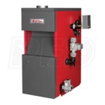 Crown Boiler Cayman - 115K BTU - 83.1% AFUE - Hot Water Gas Boiler - Chimney Vent - Includes DHW Coil
