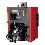 Crown Boiler KSZ100 - 89K BTU - 83.5% AFUE - Steam Oil Boiler - Chimney Vent - Includes Tankless Coil