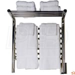 Amba Jeeves MSP-20 M Shelf Straight Electric Towel Warmer, Polished, 20-1/2