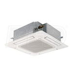 Mitsubishi - 18k BTU - P-Series Ceiling Cassette - For Multi or Single-Zone - Grille Sold Separately