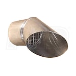 InfraSave JA-0529-XX Horizontal Flue Vent Terminal (For Vent Tee) for InfraSave Heaters - 6