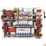 Watts Radiant HydroNex - 8 Circuits - Condensing Boiler Panel - 3 Circulators - Manual Fill - Watts Radiant 2699 Circulators