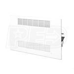 Williams 'N' Series Floor Console Fan Coil, Right Piping, 208V, 3 Coil Rows (CW or HW) - 300 CFM, 34,173 BTU