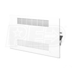 Williams 'N' Series Floor Console Fan Coil, Right Piping, 208V, 3 Coil Rows (CW or HW) - 600 CFM, 64,162 BTU