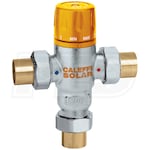 Caleffi 3-Way Adjustable Thermostatic Mixing Valve, built-in inlet check valves, 1/2