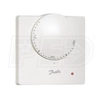Danfoss RET 24-U Electronic Room Thermostat, Setting Dial, LED Indicator, F Scale, 24V