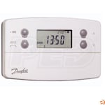 Danfoss TP7000A Battery Powered One Stage Heat Programmable Thermostat, ON/OFF or Chrono Control, Remote Sensor
