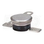 White Rodgers 3L11-210 Bimetal Disc Thermostat, Open on Rise, 204-216 F Temperature Range