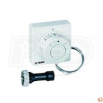 Caleffi Thermostatic Control Head with Remote Wall Sensor, 43-82 F Temperature Range, used with radiator valves