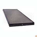 Caleffi NAS154 Series StarMax V Flat Plate Solar Collector, 4' W x 10' H, five outlets