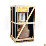 Caleffi 80 Gal Complete Solar Water Heating System, Single Coil, Two 4' x 8' Collectors, 0.74 Solar Fraction