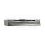 Broan QT230SS Noise Reducing Under Cabinet Hood, Stainless Steel - 200 CFM