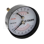 Caleffi Boilers Temperature Gauge/Dual Pressure Tridicator, 1/4
