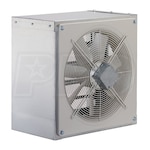 Fantech FADE - 4,115 CFM - Side Wall Exhaust Fan - Wall Mount - 115V - 1 Phase - Assembled Housing and Damper