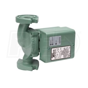 View Taco 008 - Delta-T - 1/25 HP - Variable Speed Circulator Pump - Cast Iron - Differential Temperature - Rotated Flange