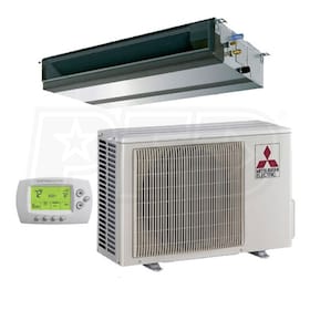 View Mitsubishi - 24k BTU Cooling Only - P-Series Concealed Duct Air Conditioning System - 16.0 SEER