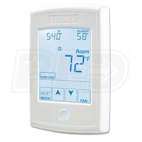 View tekmar tekmarNet - 554 - Thermostat - 7-Day Programmable - 1H/1C - Touchscreen