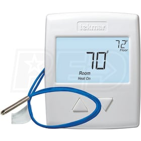 View Tekmar 519 - Radiant Thermostat - Non-Programmable - One Stage Heat - Slab Sensor