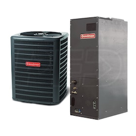 View Goodman Standard Efficiency - 2 Ton Cooling - Air Conditioner & Air Handler Package - 13 SEER - Multi-Position