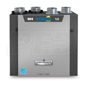View Venmar AVS E15 - 183 Max CFM - Heat Recovery Ventilator (HRV) - Top Ports - 6