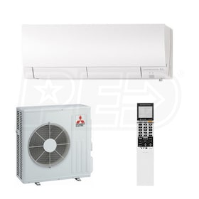View Mitsubishi - 18k BTU Cooling + Heating - M-Series H2i Wall Mounted Air Conditioning System - 21.0 SEER