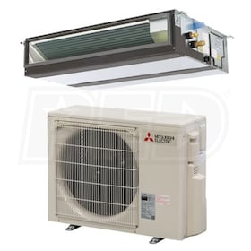 View Mitsubishi - 12k BTU Cooling Only - P-Series Concealed Duct Air Conditioning System - 21.1 SEER