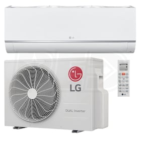 View LG - 24k BTU Cooling + Heating - Mega Wall Mounted Air Conditioning System - 19.0 SEER2