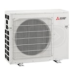 Mitsubishi Wall Mounted 4-Zone System - 36,000 BTU Outdoor - 6k + 6k + 15k + 15k Indoor - 19.2 SEER2
