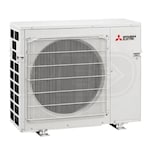 Mitsubishi Wall Mounted 3-Zone System - 36,000 BTU Outdoor - 6k + 15k + 15k Indoor - 19.2 SEER2