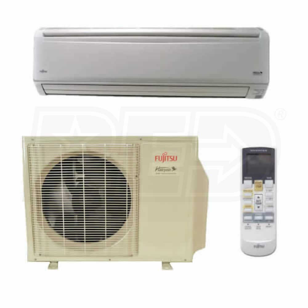 Fujitsu 24rlb 24k Btu Cooling Heating Rlb Wall Mounted Air Conditioning System 18 0 Seer