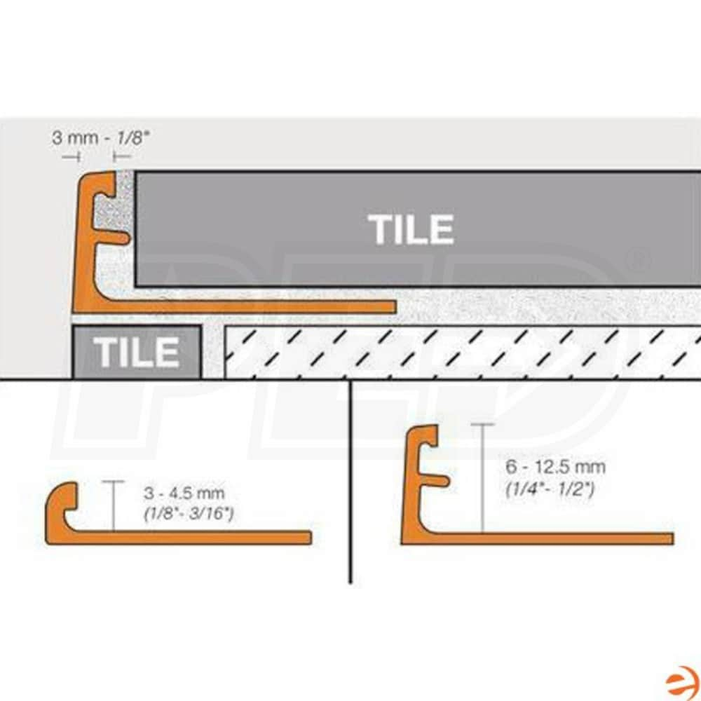 Schluter Jolly Size Chart