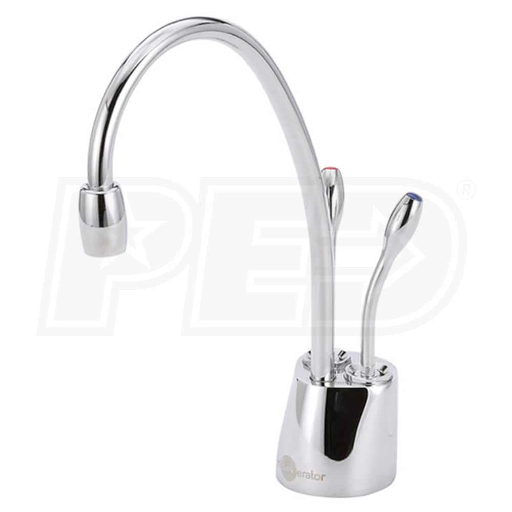 InSinkErator F-HC-1100 Â® Indulge Contemporary - Hot/Cold Water Faucet - Chrome Finish