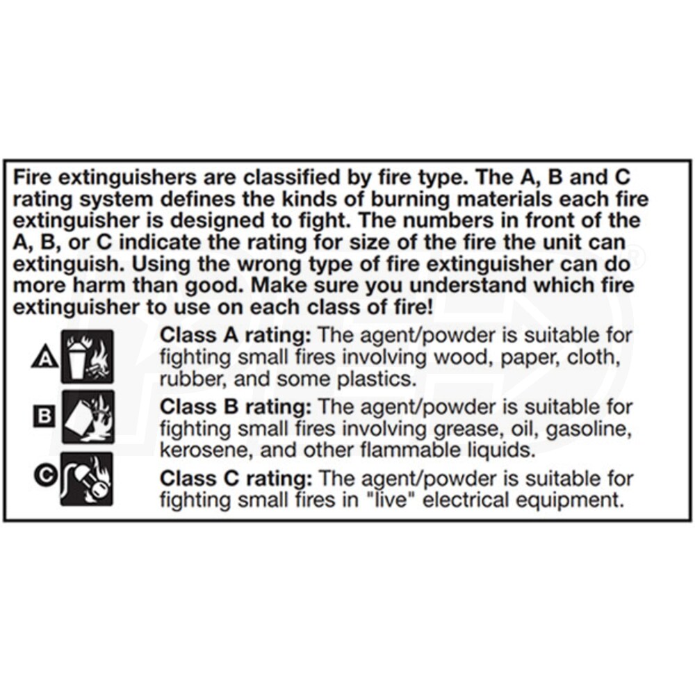 First Alert Pro5 Rechargeable Heavy Duty Fire Extinguisher Red 