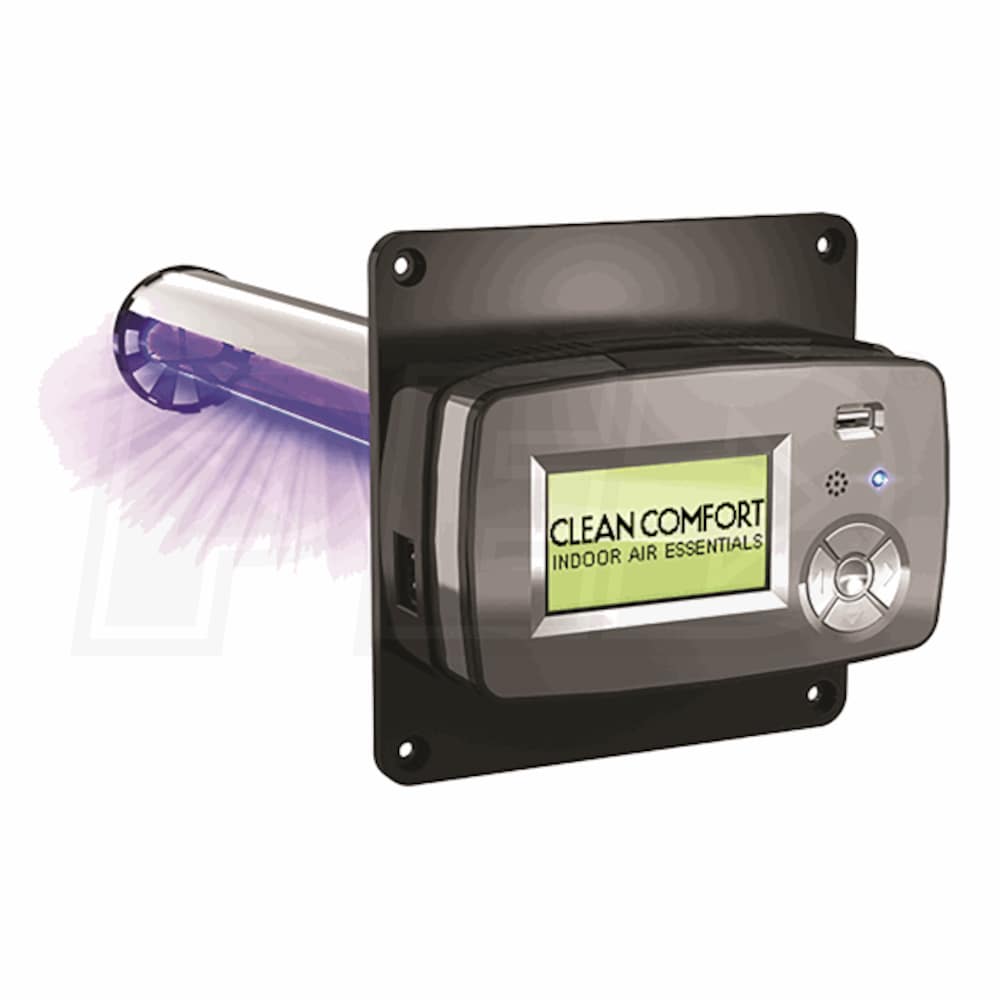Clean Comfort UC36DL16-DV UC Series® Ultraviolet Coil Purifier for  Furnaces 16-Inch Dual UV-C Lamps 24V/120V