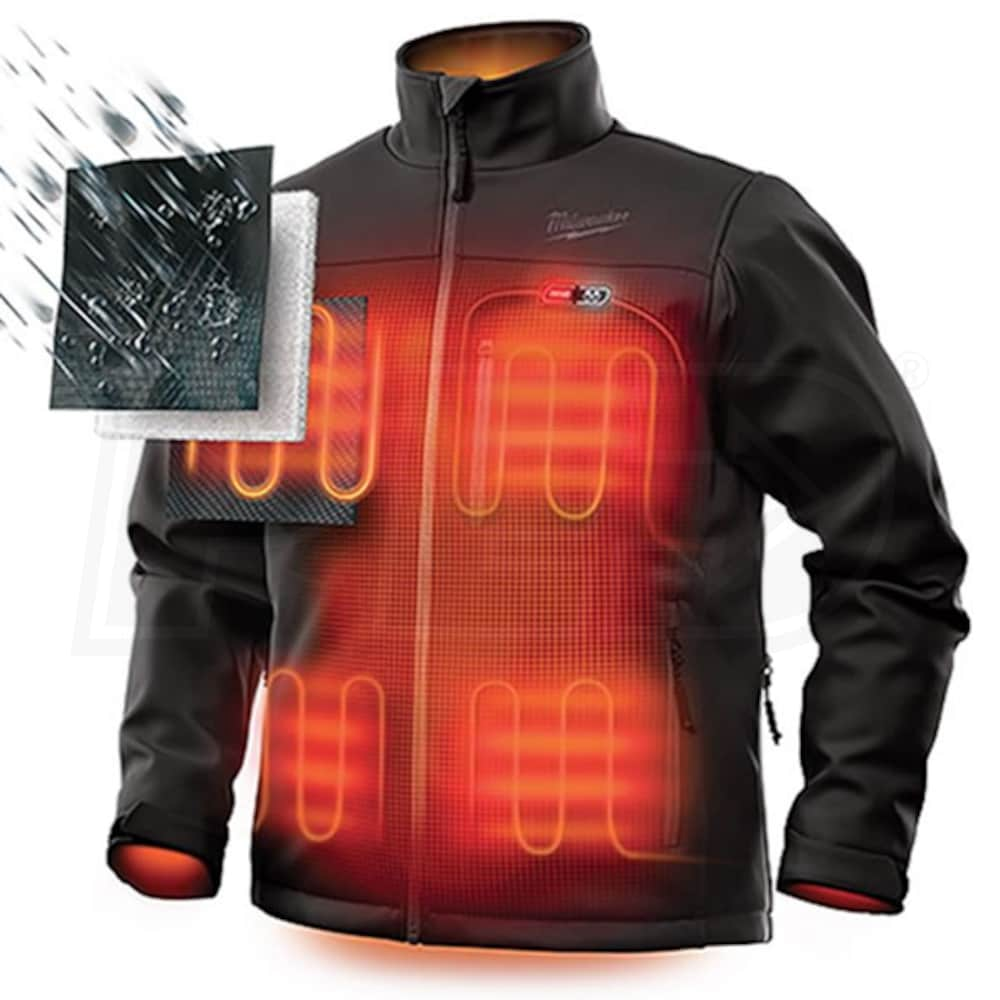 Milwaukee 202B-212X - M12™ Heated Toughshell™ Jacket Kit - 2X - Black