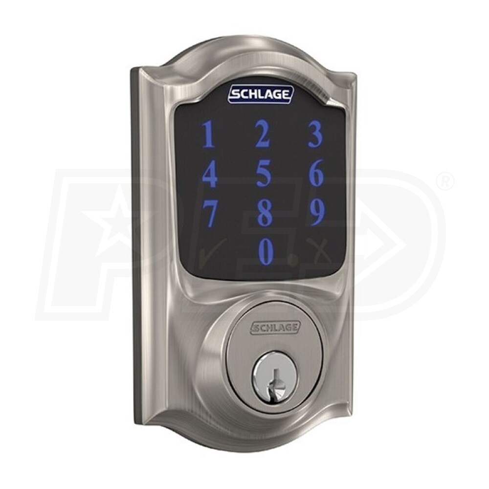 Schlage Be469zp Cam 619 Connect™ Camelot Smart Deadbolt With Touchscreen Z Wave® Plus 1364