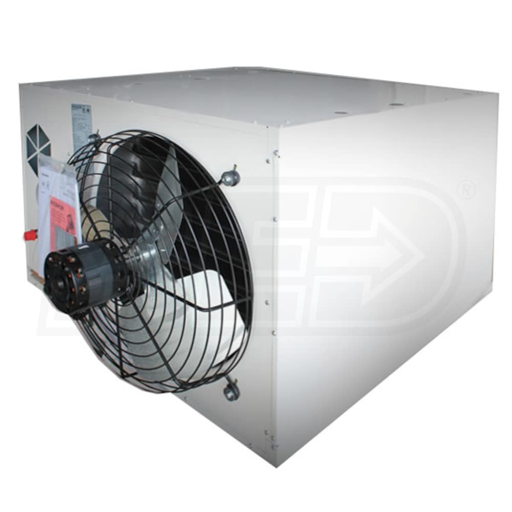 Reznor UDAP-75 Power Vented Gas Fired Unit Heater, NG, Aluminized Heat ...