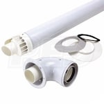 SpacePak Replacement Concentric Direct Vent Kit, used with AC-SS160 Condensing Boiler