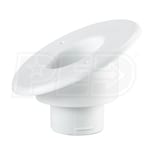 Unico - Round Supply Outlet - Plastic - 15 Degree Sloped - White Finish