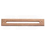 Unico - Wood Face Plate for UPC-67A and UPC-68 Supply Outlet Kits - Slotted - Cherrywood