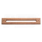 Unico - Wood Face Plate for UPC-67A and UPC-68 Supply Outlet Kits - Slotted - Mahogany Finish