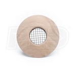 Unico - Wood Supply Outlet - Round - Walnut Finish - 2.5