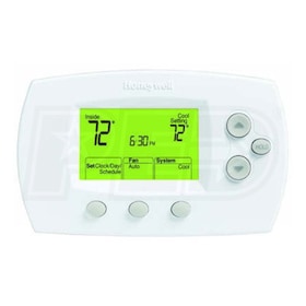 View Honeywell Home-Resideo FocusPRO 6000 - Digital Thermostat - 1H/1C Heat Pumps and Conventional - Large Display - Programmable