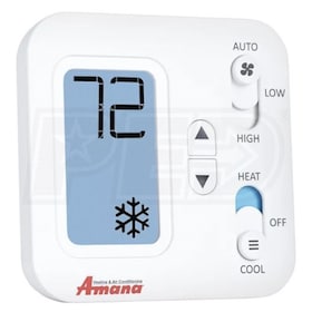 View Amana Non-Programmable Thermostat 2 Stage Heat / 1 Stage Cool